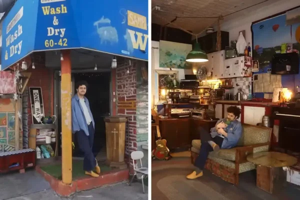 Man Lived Inside An Old NYC Laundromat